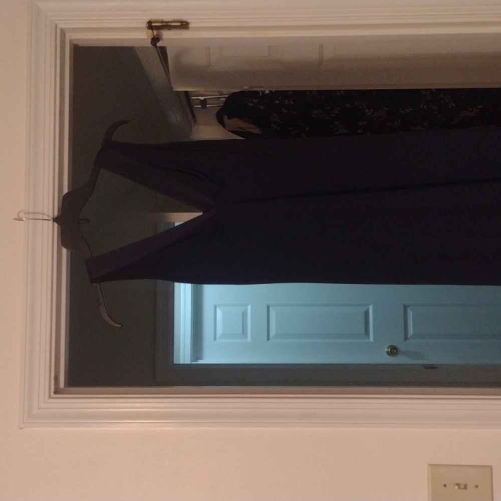 Floor length Navy Laundry by Shelli Segal Gown